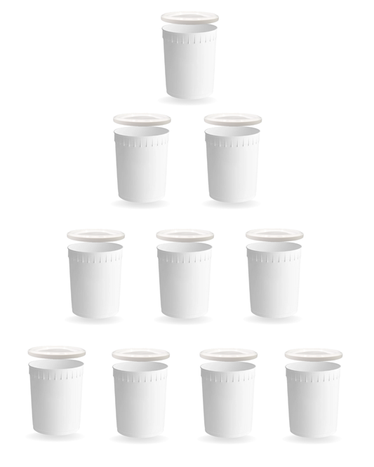 3 Gallon Ice Cream Bucket With Lid (10 Pack)